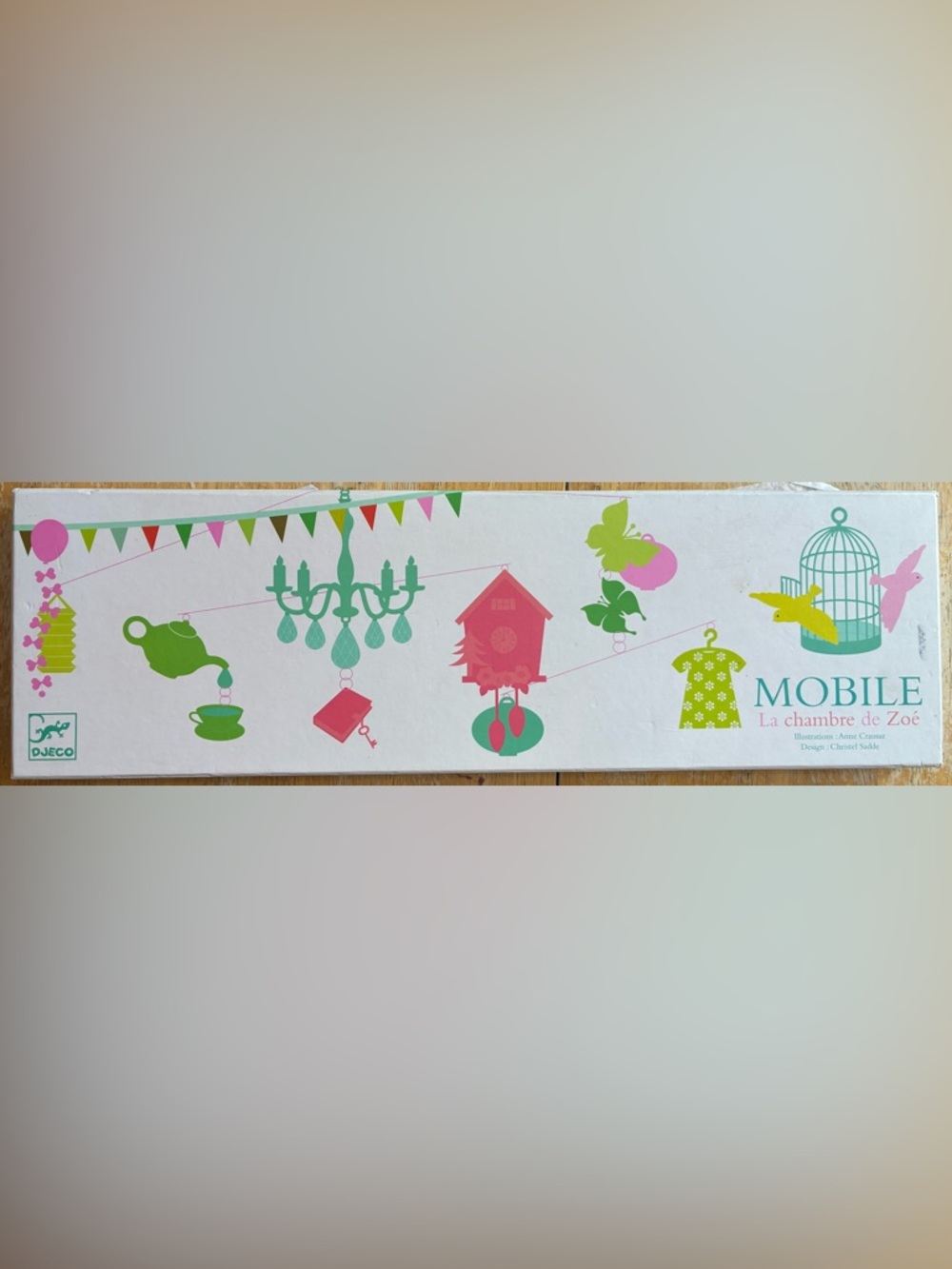 Pink and Teal Mobile Hanging Decoration - Home Party Supplies
